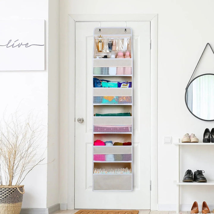 Viskana Door Hanging Organizer with Mesh Compartments – 5-Tier Storage System