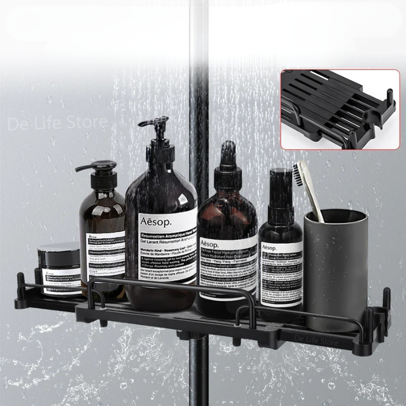 Viskana ExtendShelf Expandable Cabinet Organizer with Drawer – Adjustable and Space-Saving