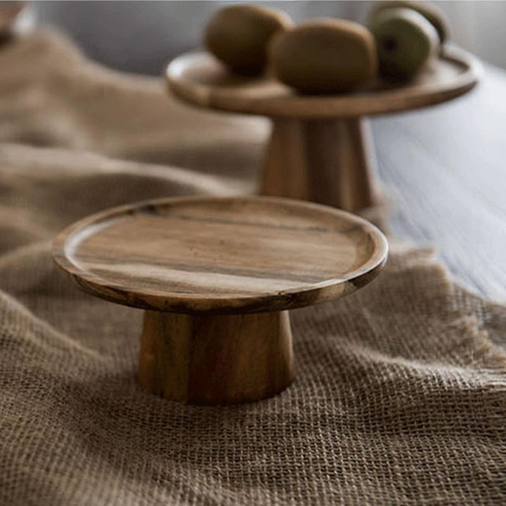 Viskana Wood Cake Stand