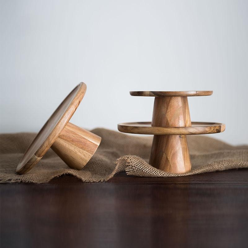 Viskana Wood Cake Stand
