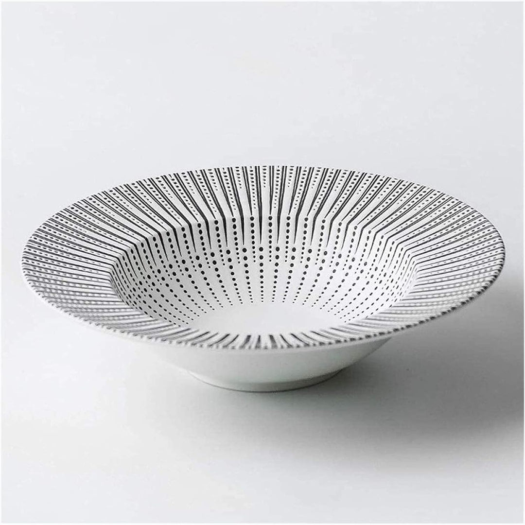 Viskana Elegant Ceramic Deep Plates for Pasta, Soup, and Salads