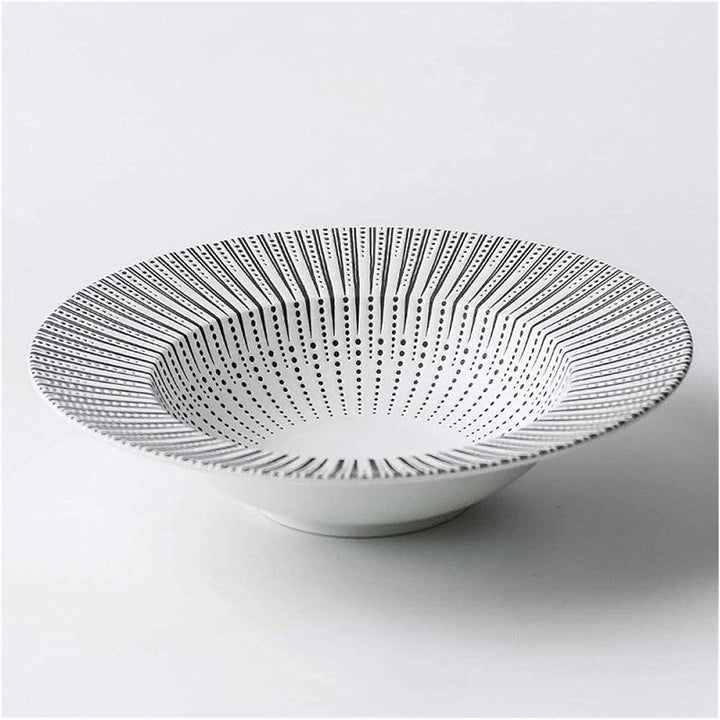 Viskana Elegant Ceramic Deep Plates for Pasta, Soup, and Salads