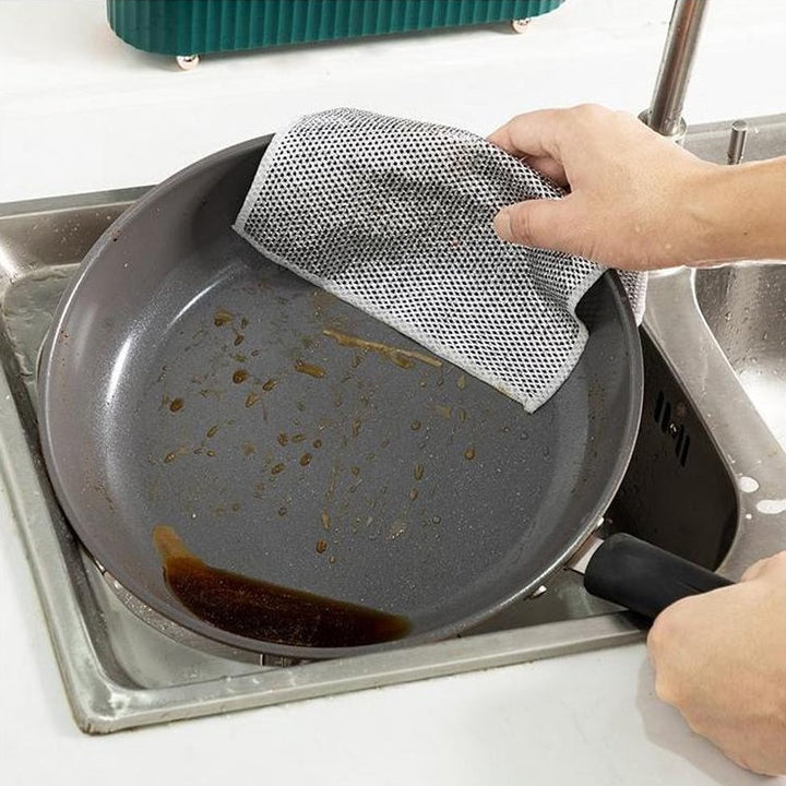 Viskana Multipurpose Wire Dishwashing Rags for Wet and Dry