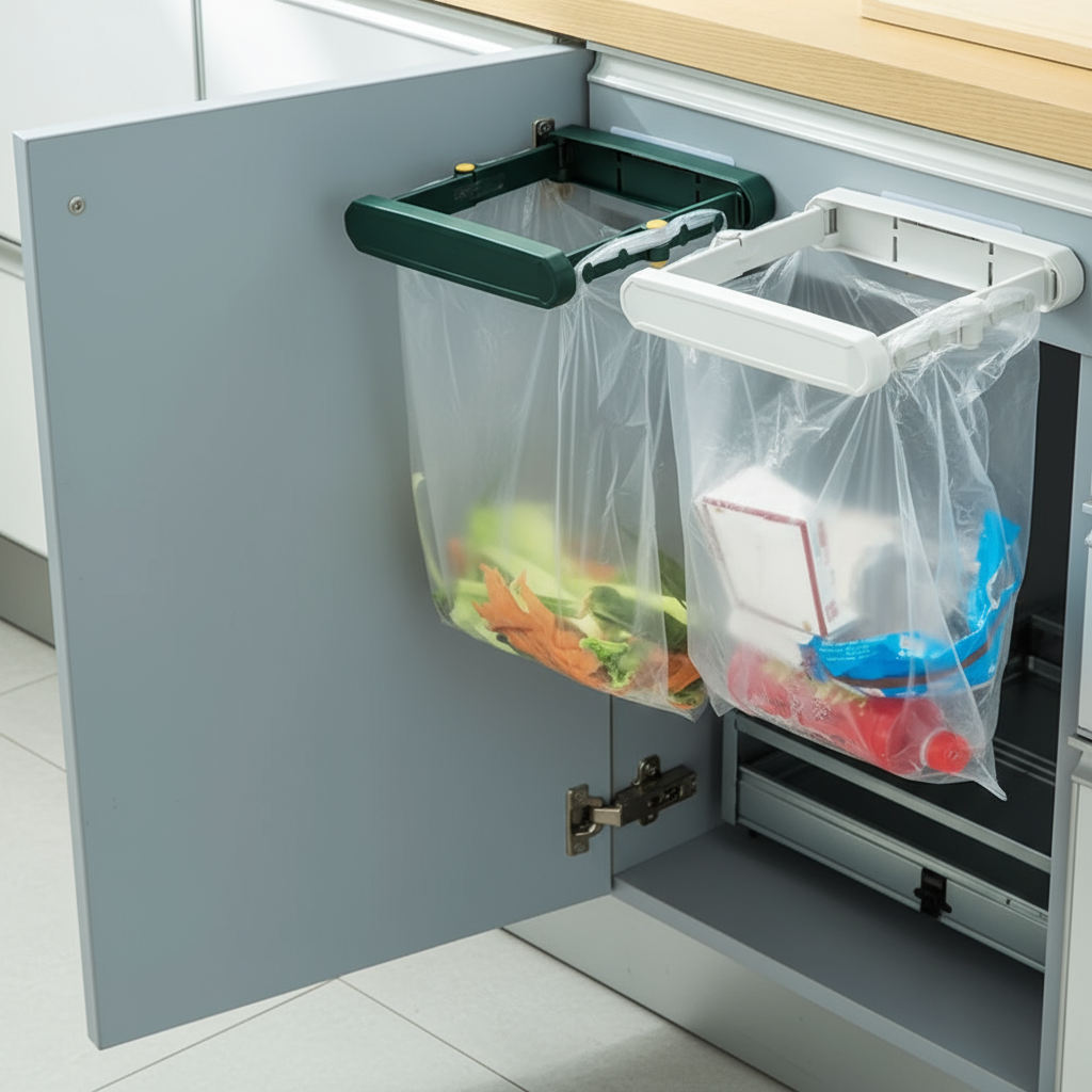 Viskana Clip-On Kitchen Mini Hanging Trash Bag