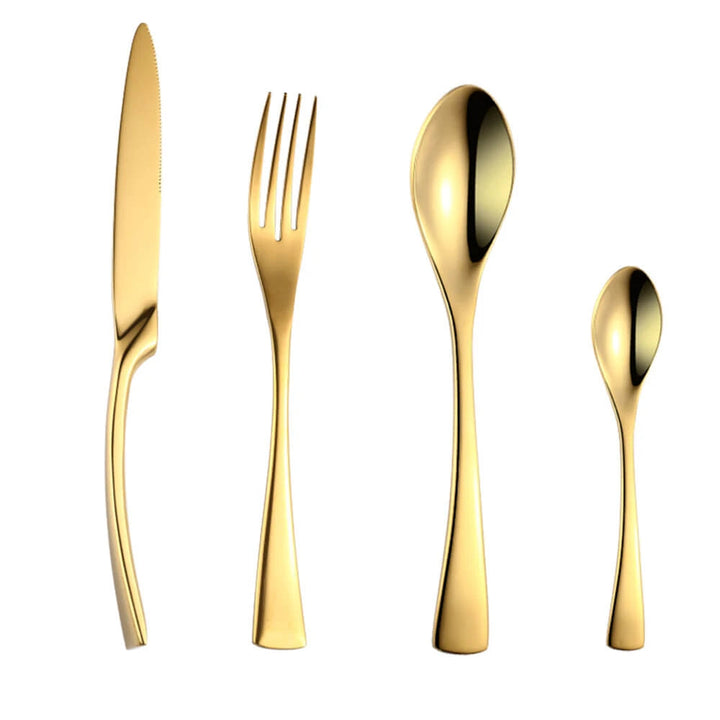 Viskana Classical Black Rose Cutlery Set