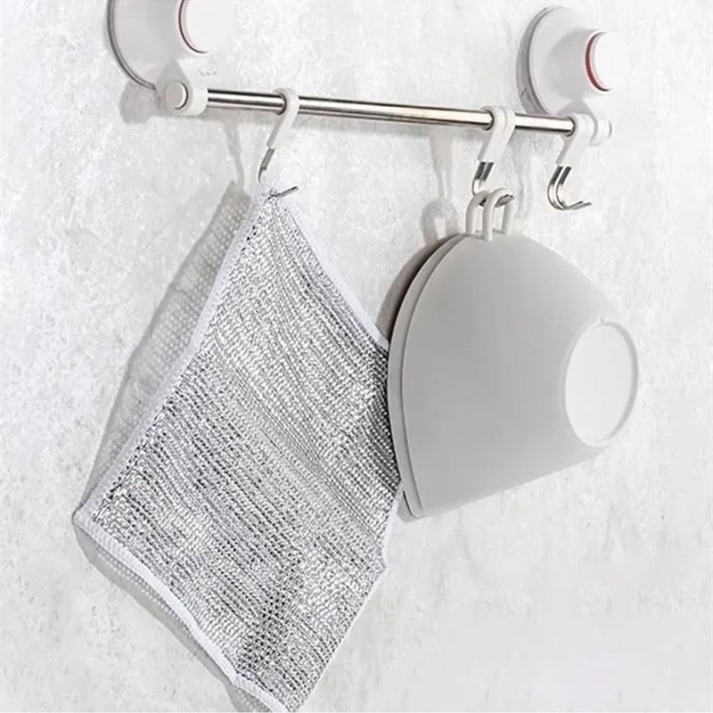 Viskana Multipurpose Wire Dishwashing Rags for Wet and Dry