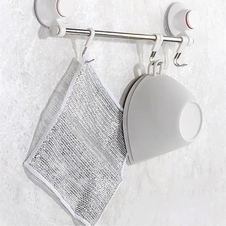 Viskana Multipurpose Wire Dishwashing Rags for Wet and Dry
