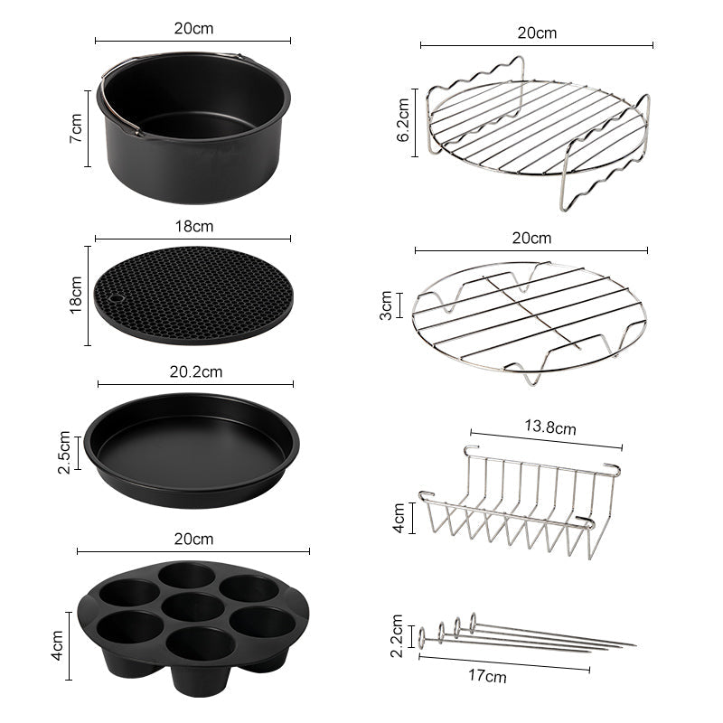 CookMaster Set - Complete Accessories for the Airfryer Viskana