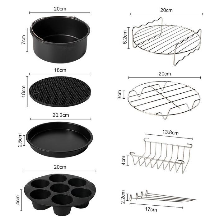 CookMaster Set - Complete Accessories for the Airfryer Viskana