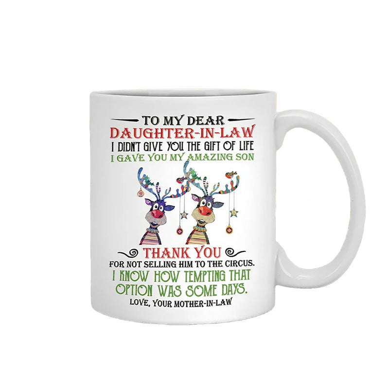 Viskana I have given you my amazing son - Best gift for daughter-in-law mugs