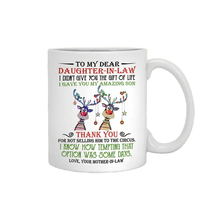 Viskana I have given you my amazing son - Best gift for daughter-in-law mugs