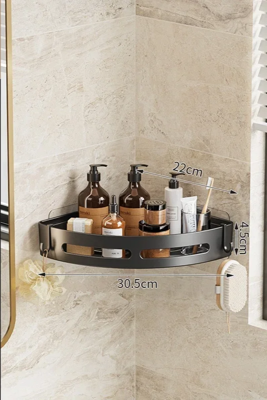 AQUAFIX Self-Adhesive Shower Organizer – Strongly adhesive, drill-free & waterproof Viskana
