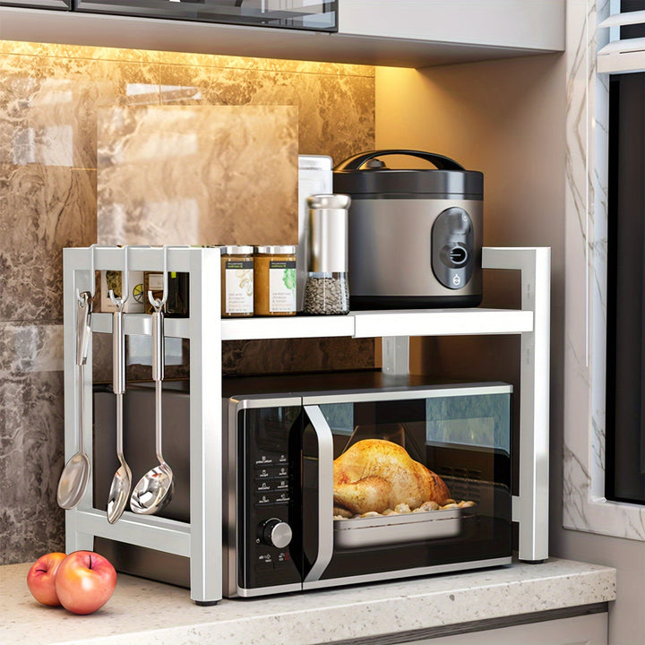 Expandable Microwave Shelf 2 Levels Viskana