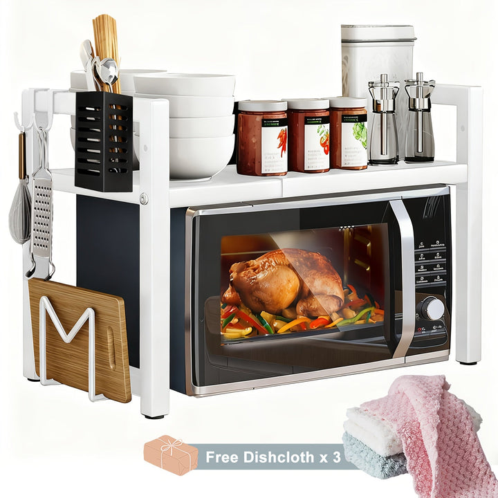 Expandable Microwave Shelf 2 Levels Viskana