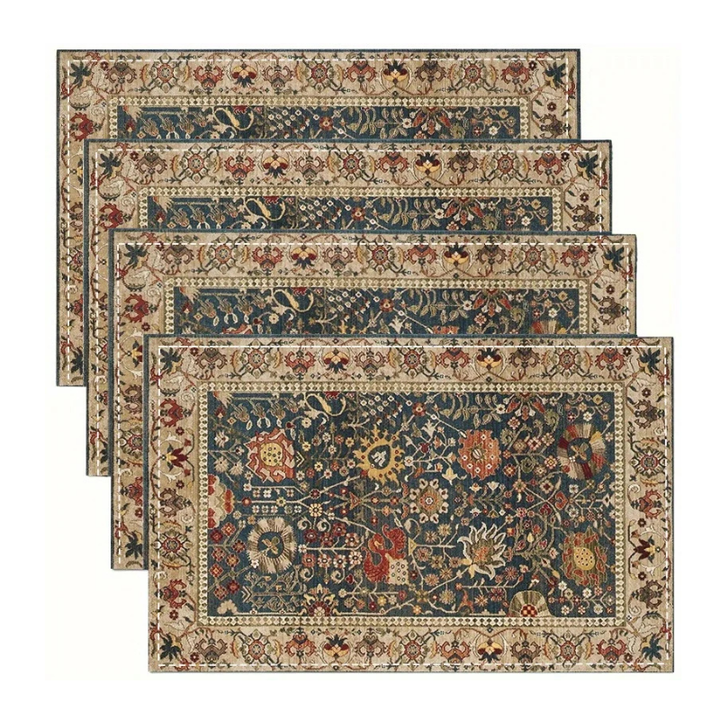 Bohemian Ethnic Woven Placemats Heat-Resistant Kitchen Table Mat Viskana