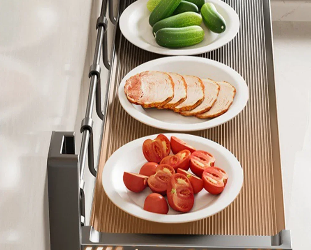 FlexiRack – Collapsible Spice Rack with Hooks Viskana