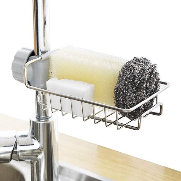 Sink Caddy Organizer Stainless Steel Viskana