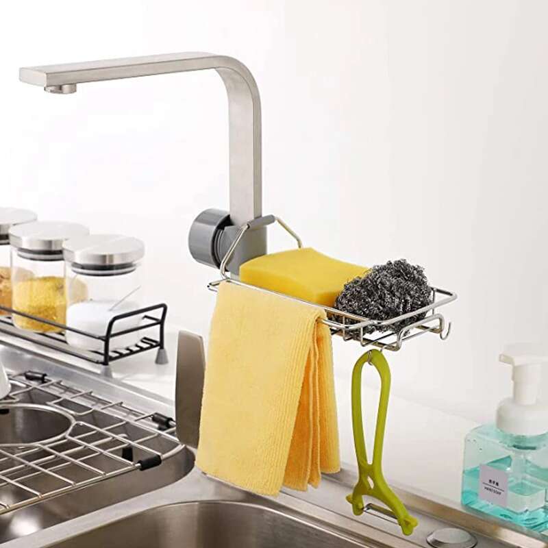 Sink Caddy Organizer Stainless Steel Viskana