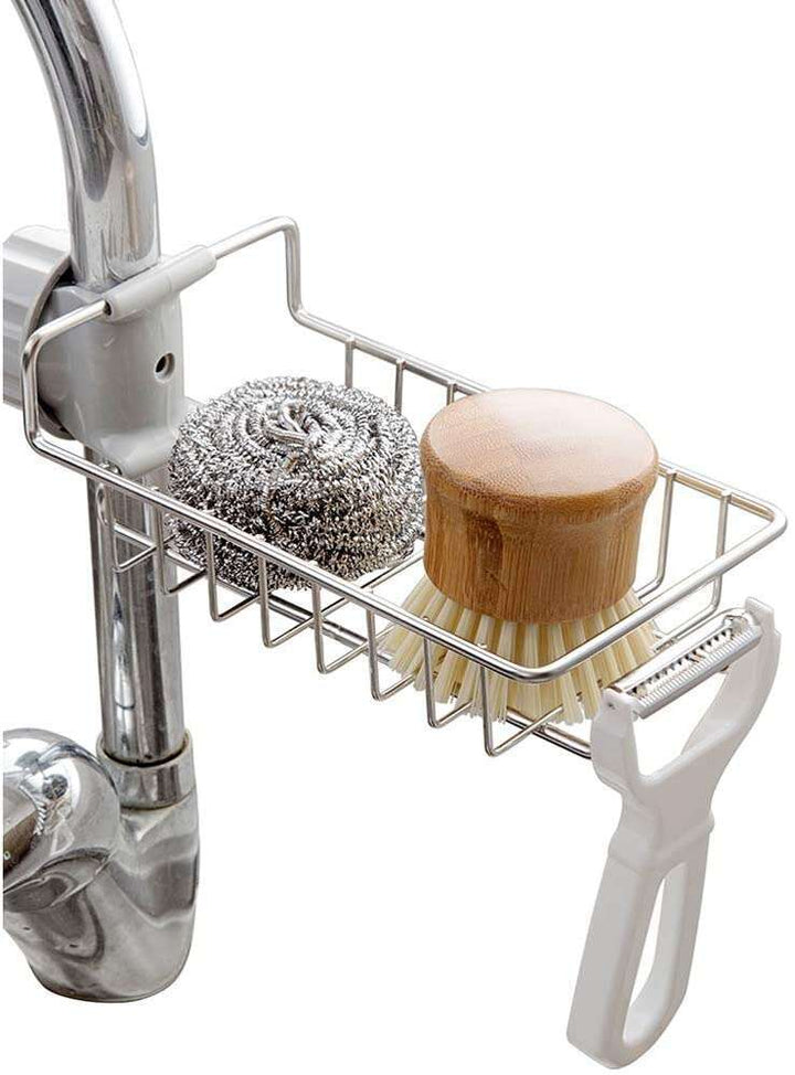Sink Caddy Organizer Stainless Steel Viskana