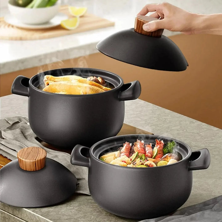 Casserole Stew Pot Ceramic Cookware Soup Cooking Pot Kitchen Crock Pot | Viskana