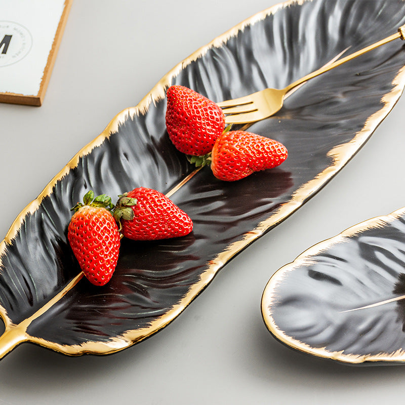 Viskana Luxury Nordic Ceramic Storage Tray for Jewelry and Tableware
