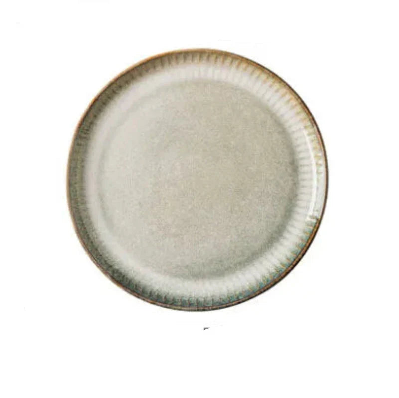 Ceramic Dessert Plate and Rice Bowl Tableware Kitchen Dinnerware Viskana