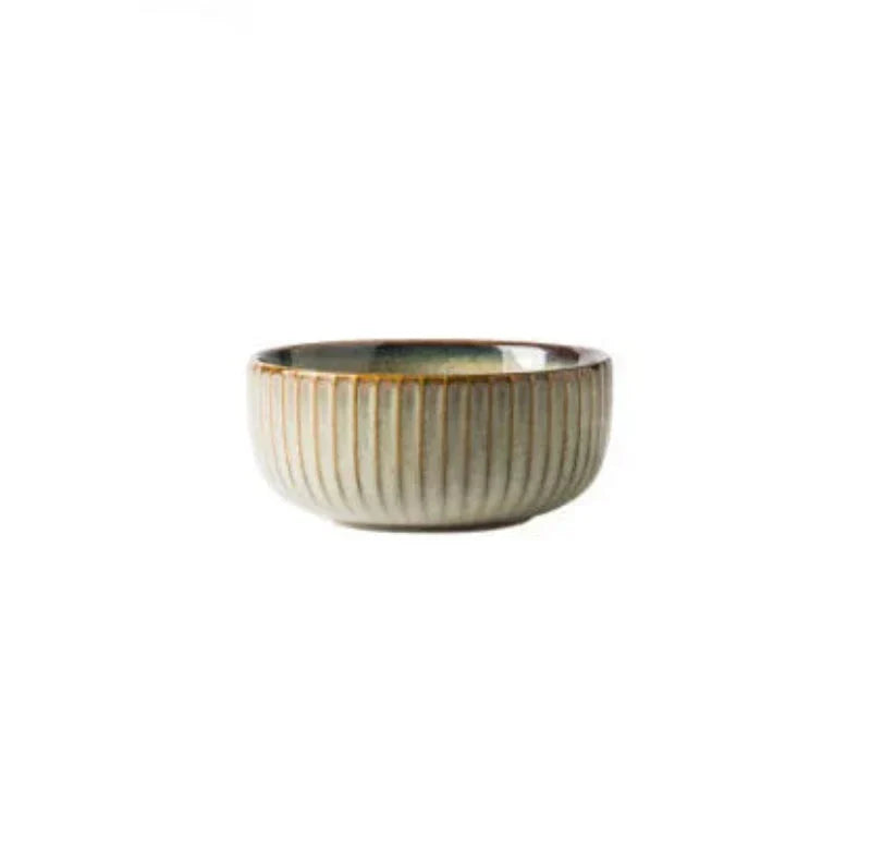 Ceramic Dessert Plate and Rice Bowl Tableware Kitchen Dinnerware Viskana