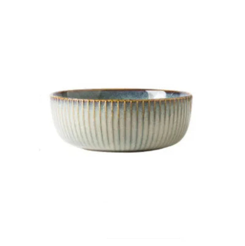 Ceramic Dessert Plate and Rice Bowl Tableware Kitchen Dinnerware Viskana