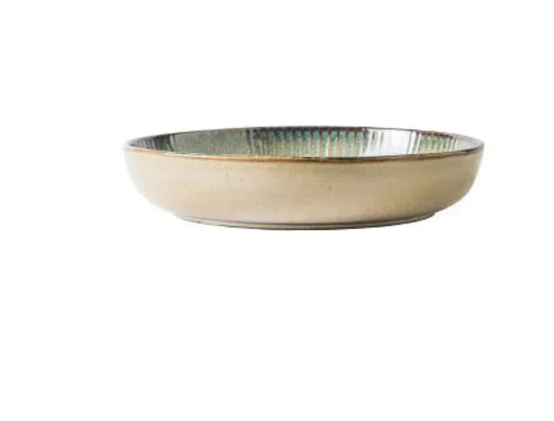Ceramic Dessert Plate and Rice Bowl Tableware Kitchen Dinnerware Viskana