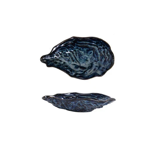 Ceramic Oyster Creative Plate Sushi Sashimi Cold Dish Tableware Plate Viskana