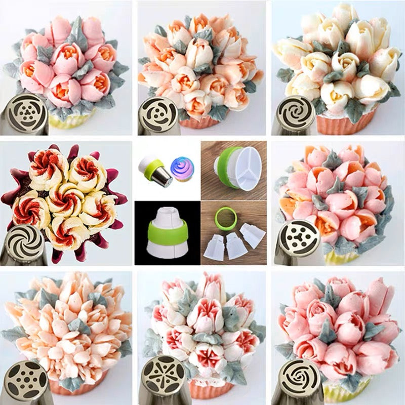 Viskana Cake Decor Piping Tips