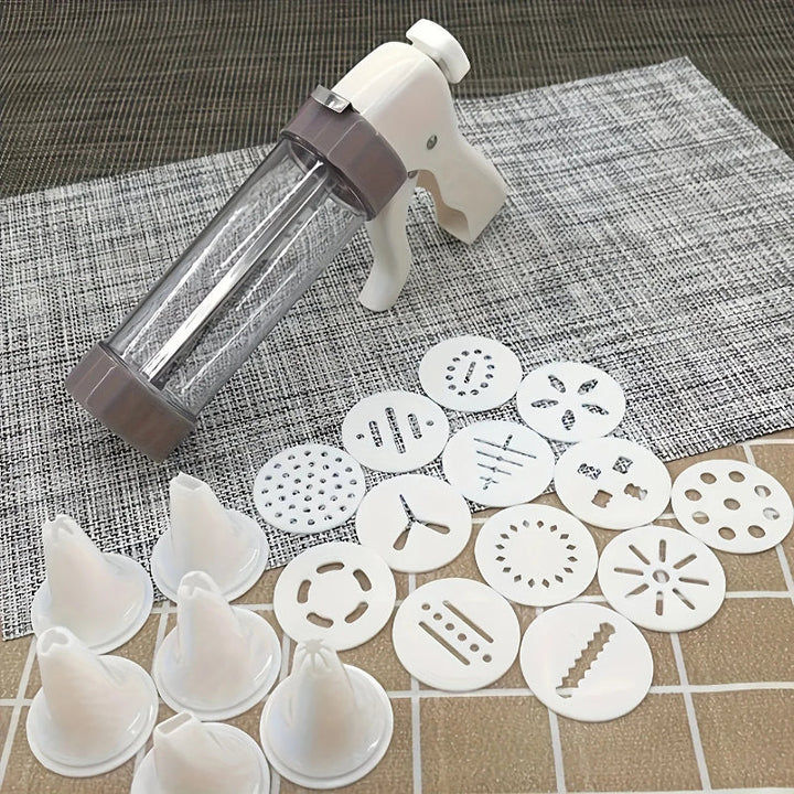 Cookie Press Gun with Accessories for Small Cookies and Biscuits Set Viskana