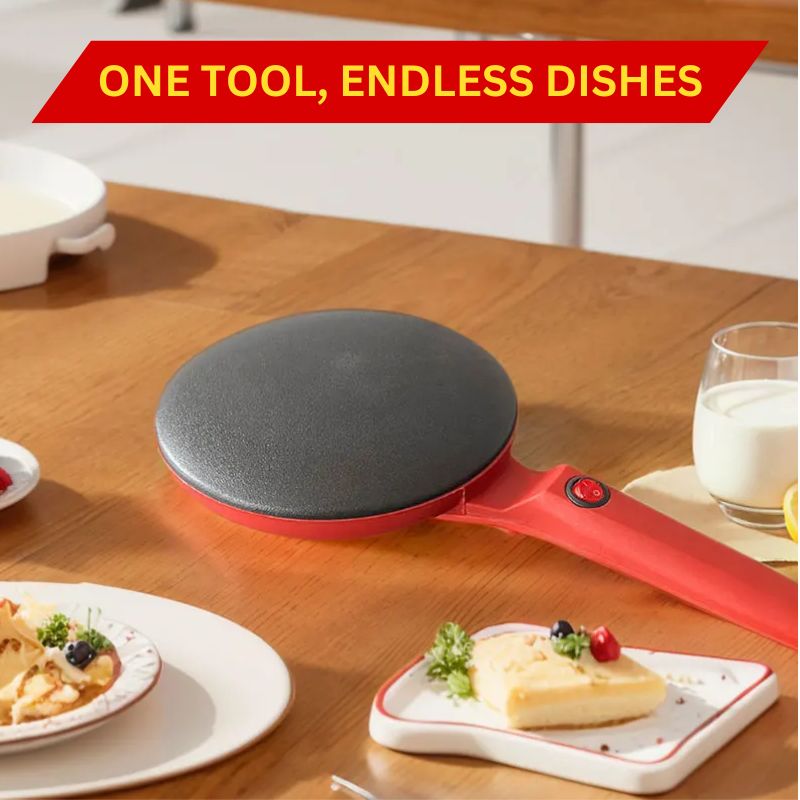 Viskana 8-Inch Non-Stick Electric Crepe Maker