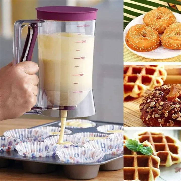 Cupcake Pancake Cookies Cream Dispenser Cake Mix Jug Baking Essentials Viskana