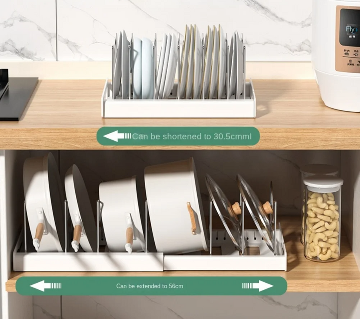 FlexiCook LidMaster – Foldable Kitchen Utensil & Pot Lid Holder for More Organization Viskana