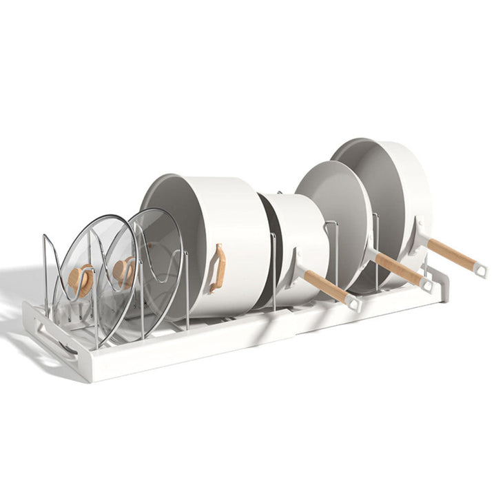 Viskana Adjustable pot stand for easy storage of cookware