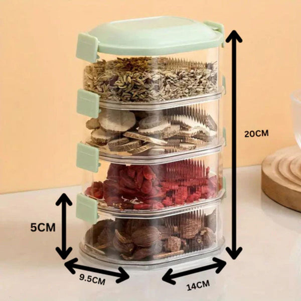 Stackable spice organizers | Elegant, sturdy and functional Viskana