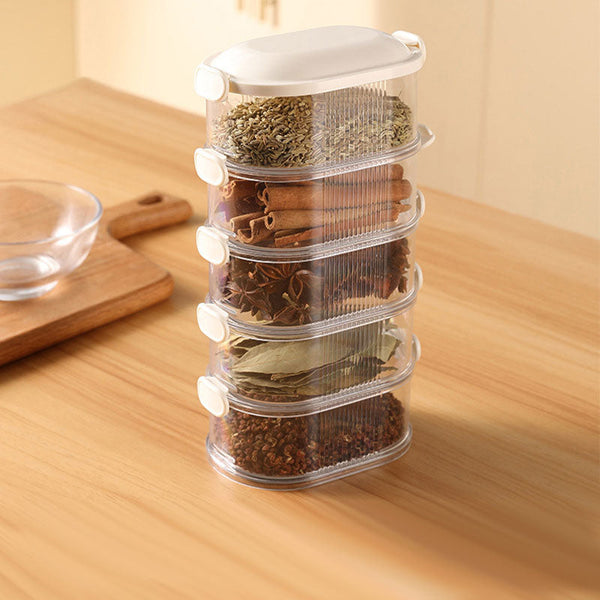 Stackable spice organizers | Elegant, sturdy and functional Viskana