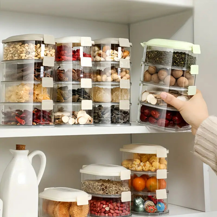 Stackable spice organizers | Elegant, sturdy and functional Viskana