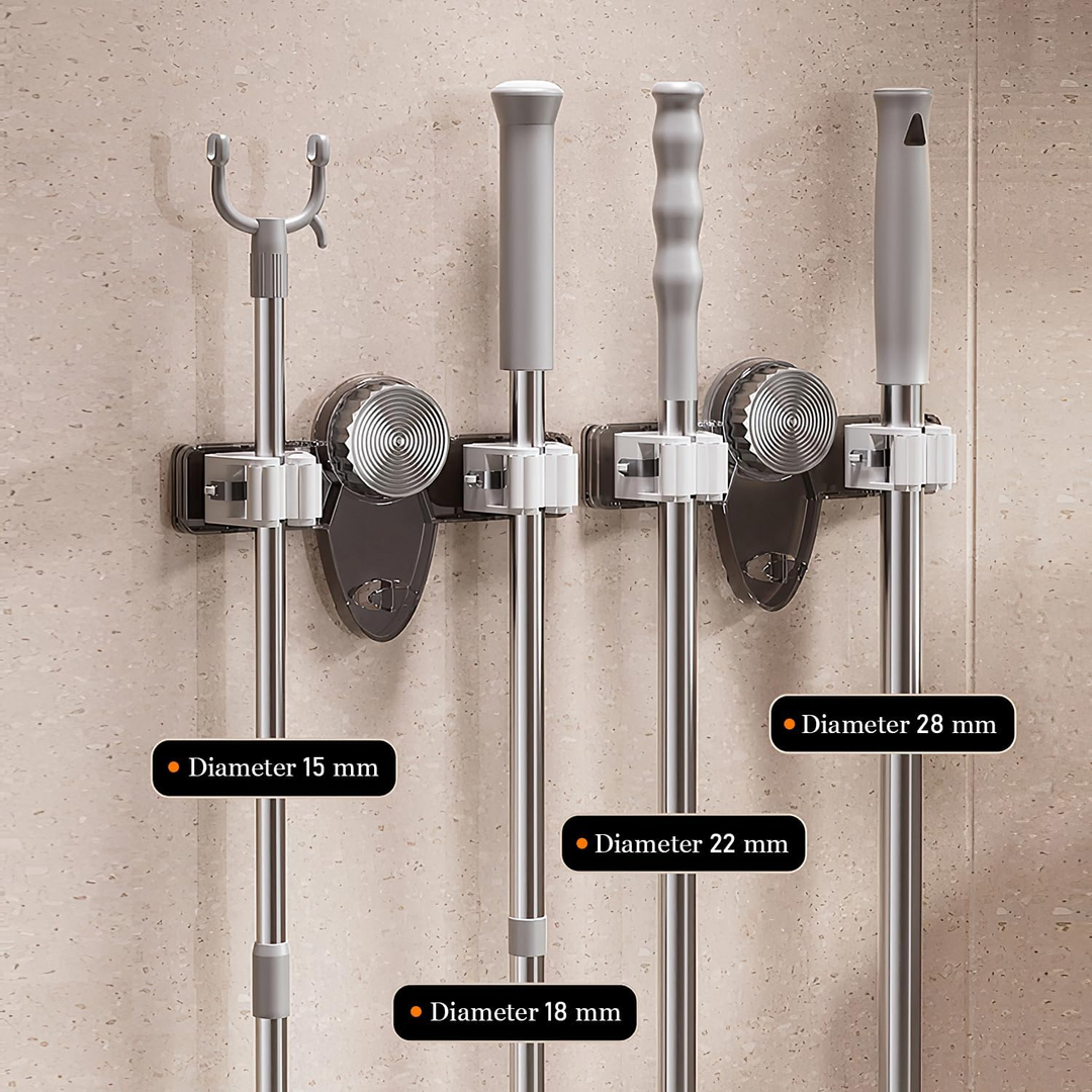 Wall Grip Organization Rack | Slim Hold for Pugs & More Viskana