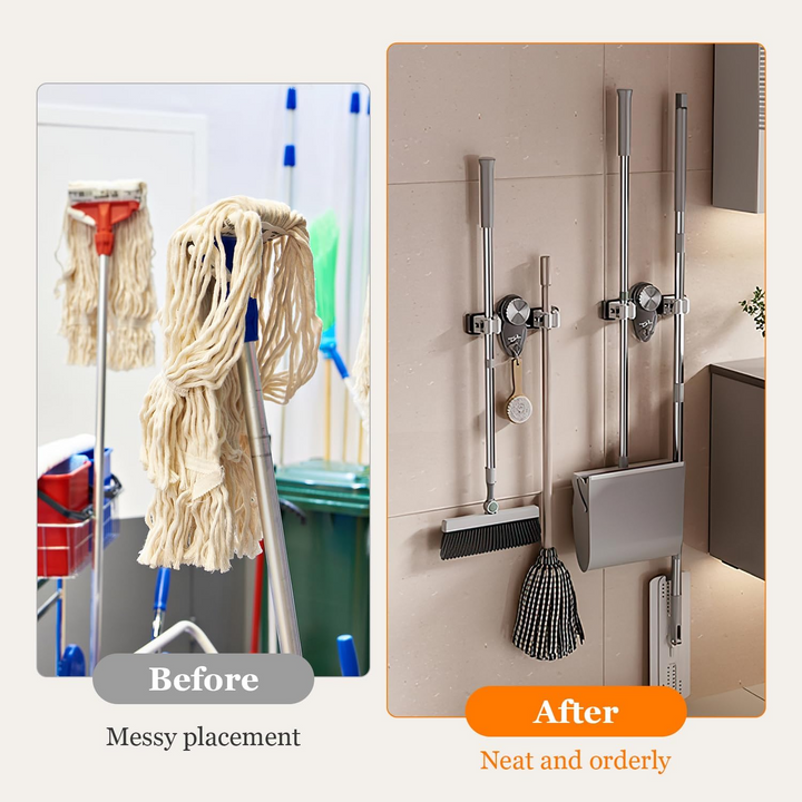 Wall Grip Organization Rack | Slim Hold for Pugs & More Viskana