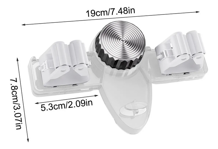 Wall Grip Organization Rack | Slim Hold for Pugs & More Viskana