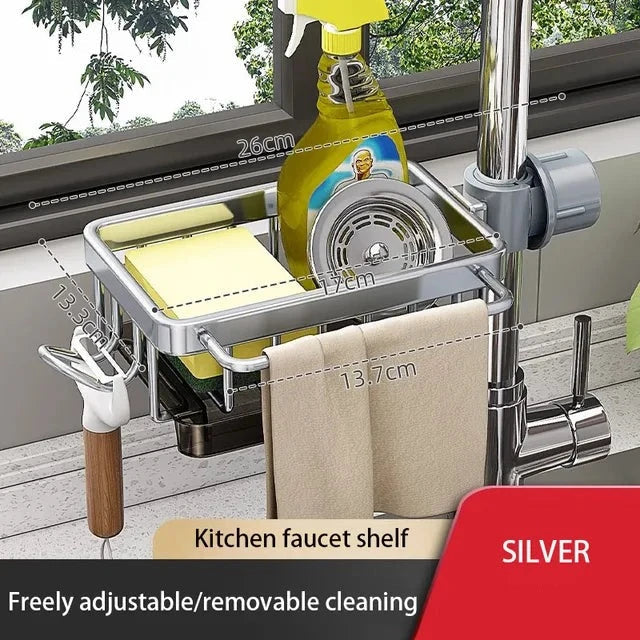 Viskana Premium Aluminum Sink Organizer