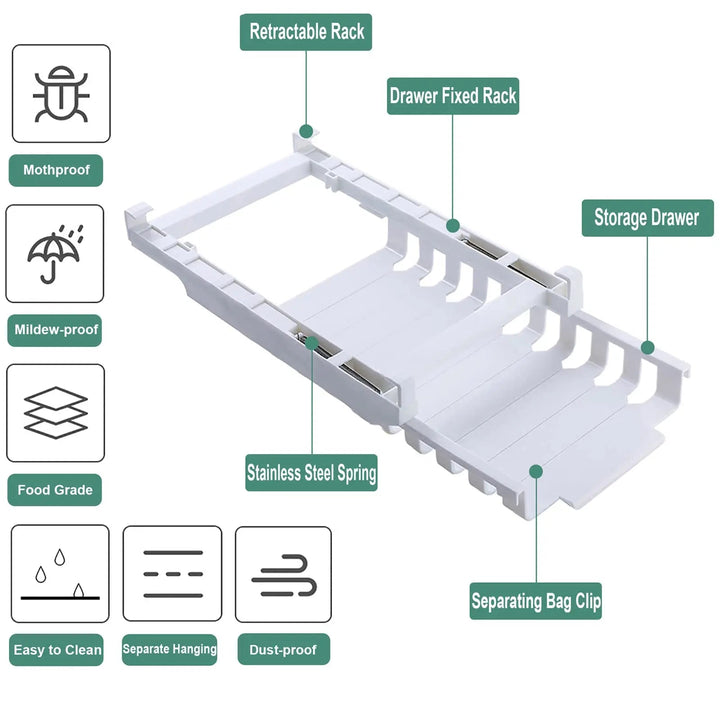 CoolNest Storage Solution — Finally, organization that keeps your food fresh and eliminates stress in the refrigerator Viskana