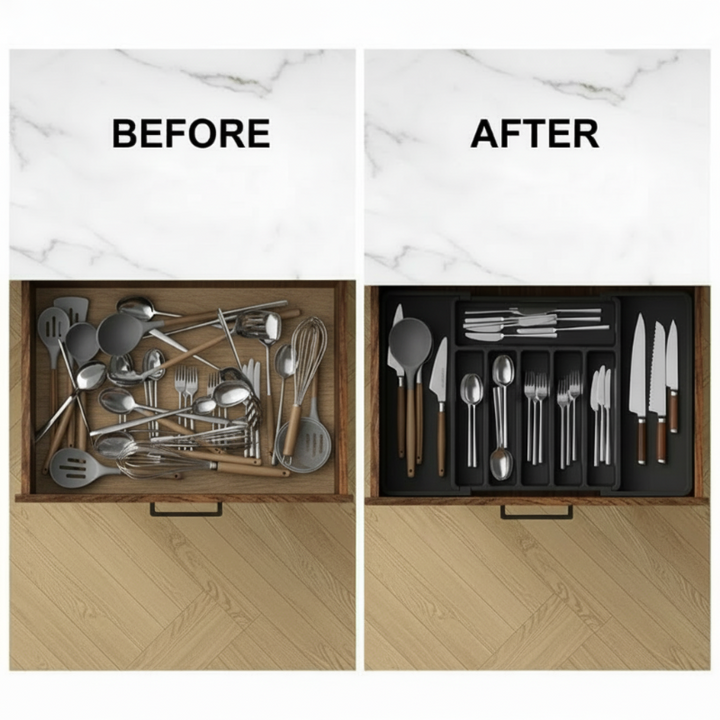 FlexiTidy — Peace and order in every drawer, so that every morning routine starts relaxed Viskana