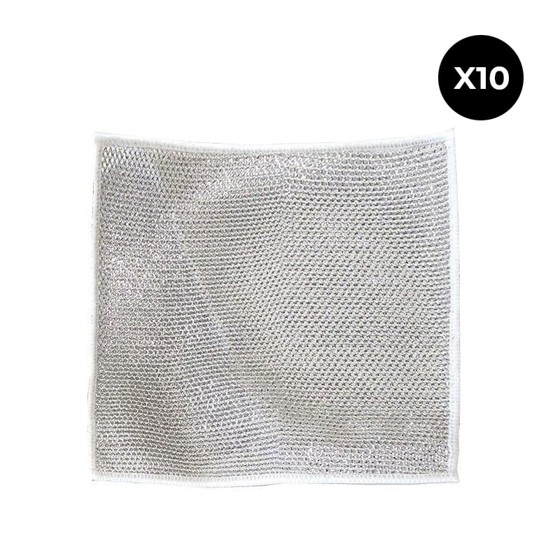 Viskana Multipurpose Wire Dishwashing Rags for Wet and Dry