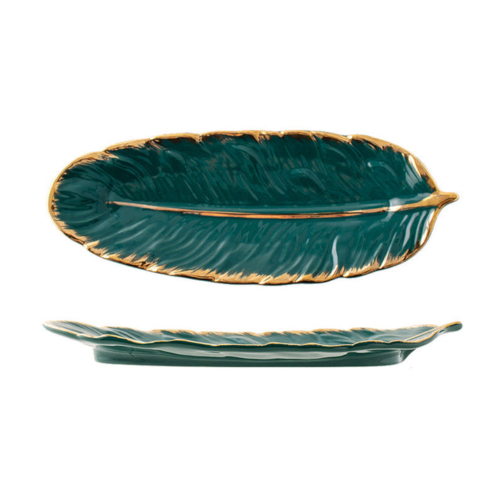 Viskana Luxury Nordic Ceramic Storage Tray for Jewelry and Tableware