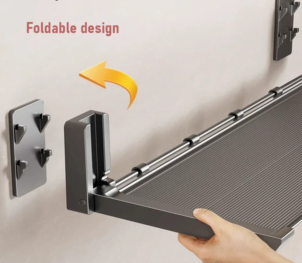 FlexiRack – Collapsible Spice Rack with Hooks Viskana