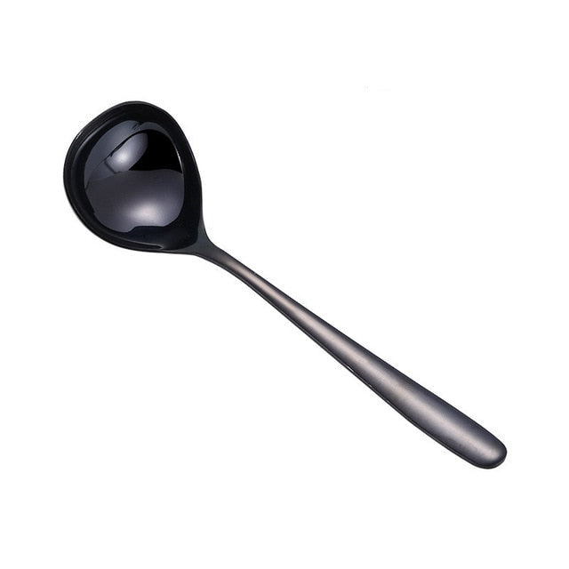 Family Soup Spoon Stainless Steel Kitchen Cooking Spoon Soup Spoon Viskana
