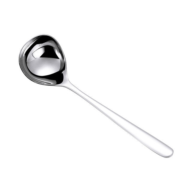 Family Soup Spoon Stainless Steel Kitchen Cooking Spoon Soup Spoon Viskana